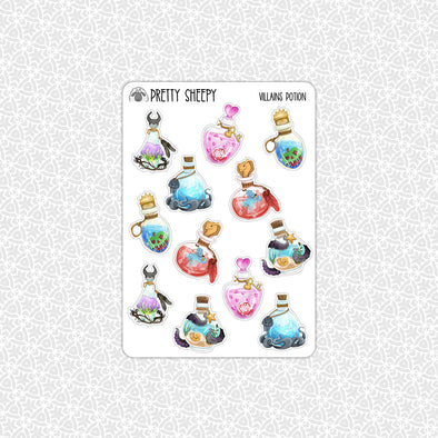 Villains Potions Stickers