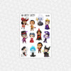 Villains Planner Stickers Collection