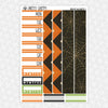 Vintage Halloween Printable Planner Stickers PNG Digital Download Weekly Vertical Kit