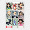 Warrior Princess Weekly Planner Stickers Collection