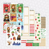 Wizarding Christmas Printable Planner Stickers PNG Digital Download Weekly Vertical Kit