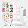 Wonderland Printable Planner Stickers PNG Digital Download Weekly Vertical Kit