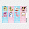 Wonderland Monthly Kit for EC Planner | Monthly Planner Stickers