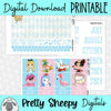 Wonderland Printable Planner Stickers PNG Digital Download Monthly Kit