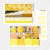 Yellow Kingdom Printable Planner Stickers PNG Digital Download Monthly Kit