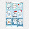 Yeti Christmas Weekly Planner Stickers Collection