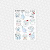 Yeti Christmas Weekly Planner Stickers Collection