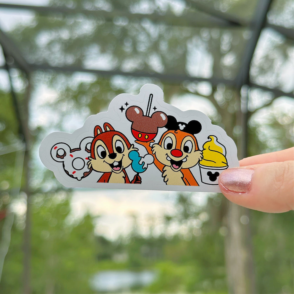 Chipmunk Sticker Chipmunks Snacks Easy Peel Premium Vinyl Die Cut Sticker – Pretty Sheepy