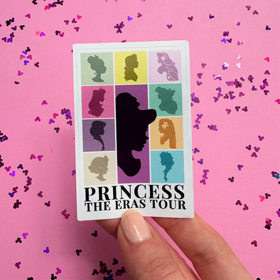 Princess Eras Easy Peel Premium Vinyl Die Cut Sticker