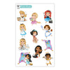 Spring Cleaning Princesses Planner Stickers Collection