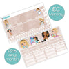 Spring Cleaning Princesses Monthly Kit for EC Planner - Pick ANY Month! | Monthly Planner Stickers