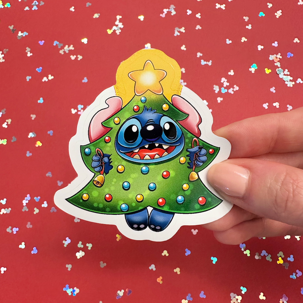 Cute Christmas Tree Sticker