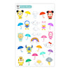 April Showers Planner Stickers Collection