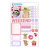 Space Baby Valentine Planner Stickers Collection