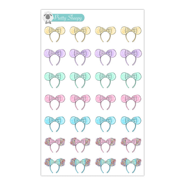 Spring Mouse Ears Stickers