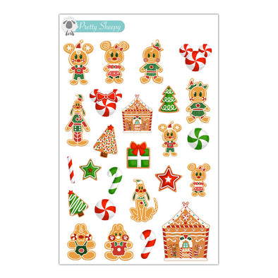 Gingerbread Clubhouse Stickers