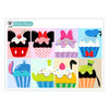 Character Cupcakes & Ice Cream FULL BOX Stickers