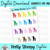 Colorful Partners Digital Stickers | Goodnotes PDF PNG for Digital Planning or Printing
