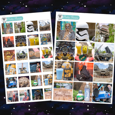 Space Wars Photo Boxes Stickers