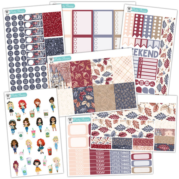 Fall Fairytale Planner Stickers Collection - Choose Your Boxes!