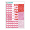 Galactic Valentine Planner Stickers Collection