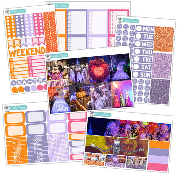 Halloween Photos Planner Stickers Collection