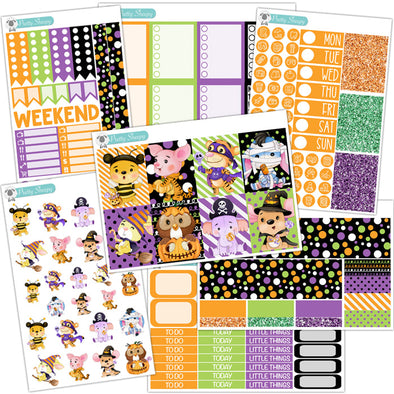Hundred Acre Halloween Planner Stickers Collection