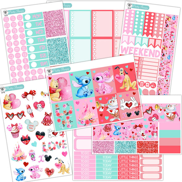 Love Planner Stickers Collection