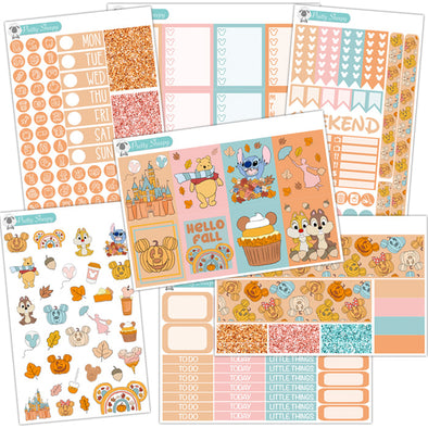 Magical Fall Planner Stickers Collection