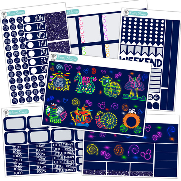 Main Street Electrical Parade Planner Stickers Collection