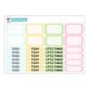 Park Day Planner Stickers Collection