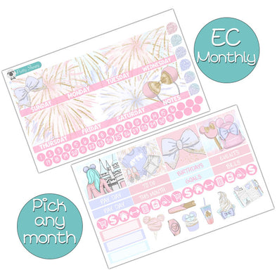 Pastel Magic Monthly Kit for EC Planner - Pick ANY Month!
