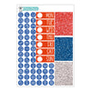 Patriotic Clubhouse Planner Stickers Collection