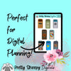 Magical Trash Digital Stickers | Goodnotes PDF PNG for Digital Planning or Printing