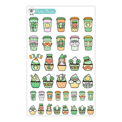 St. Patrick's Day Doodle Stickers