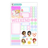 Summer Princesses Planner Stickers Collection