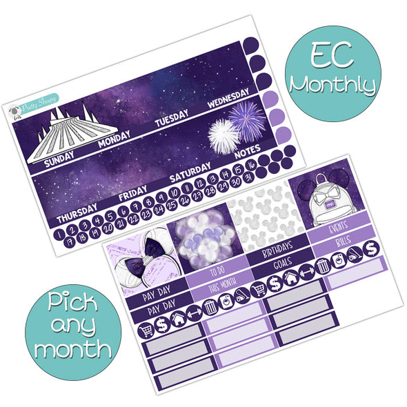 Take Me to Space Monthly Kit for EC Planner - Pick ANY Month!