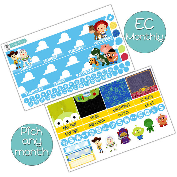 Toys Monthly Kit for EC Planner - Pick ANY Month!