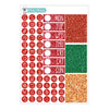 Very Merry Christmas Planner Stickers Collection