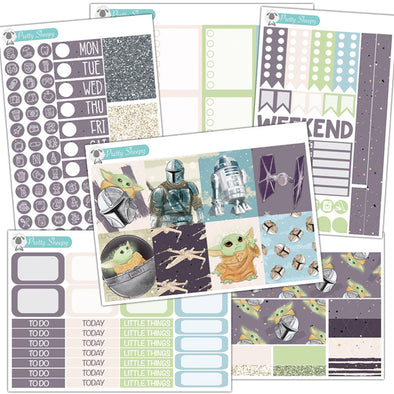 Baby Jedi Planner Stickers Collection