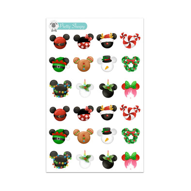 Jolly Mouse Heads Stickers