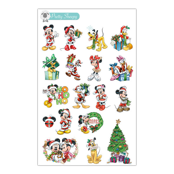 Clubhouse Christmas Stickers
