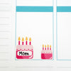 Mini Sheet - Birthday Cake Stickers