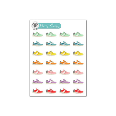 Mini Sheet - Running Sneakers Planner Stickers