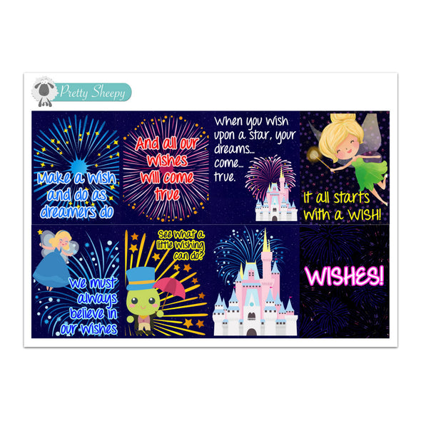 Wishes Fireworks Full Box Stickers