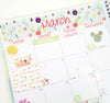 Flower and Garden Monthly Kit for EC Planner - Pick ANY Month! | Monthly Planner Stickers