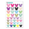 Heart Pattern Mouse Heads Stickers