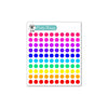 Mini Sheet - Dot Planner Stickers (Rainbow)