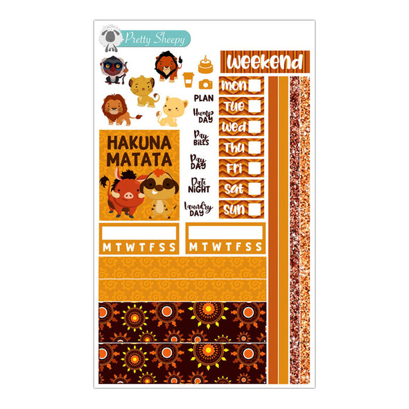 Hakuna Matata Hobo Weeks Stickers