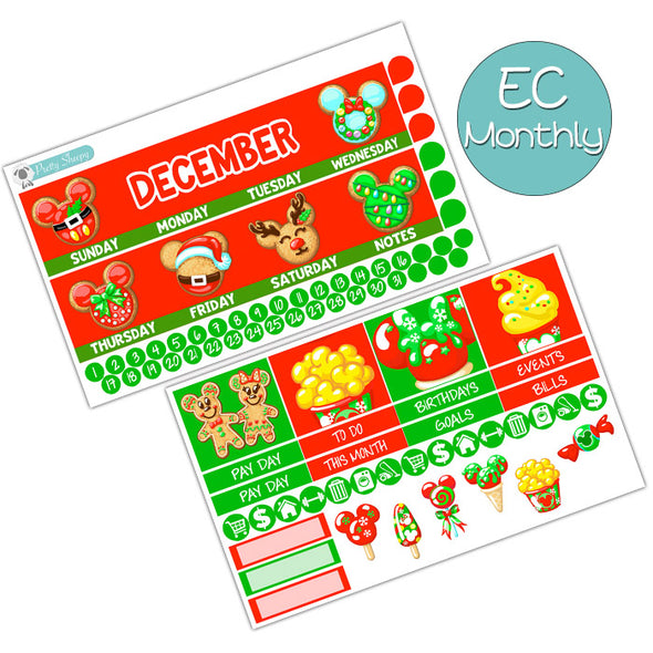 Merry Treats Monthly Kit for EC Planner - December
